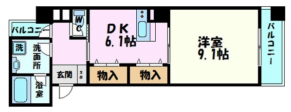 ライサ小町の物件間取画像